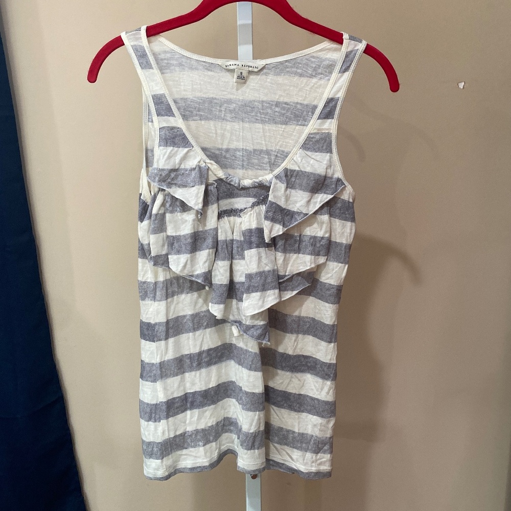 Banana Republic Cotton Striped Shirt